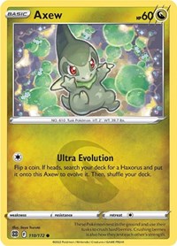 Axew 110/172 · Reverse Holo