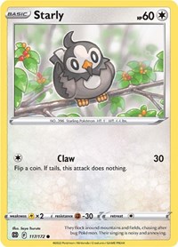 Starly 117/172 · Reverse Holo