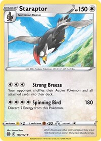 Staraptor 119/172 · Reverse Holo
