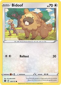 Bidoof 120/172 · Reverse Holo
