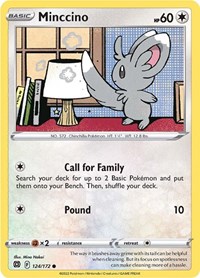 Minccino 124/172 · Reverse Holo