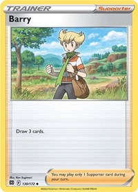 Barry 130/172 Brilliant Stars Reverse Holo Pokémon card