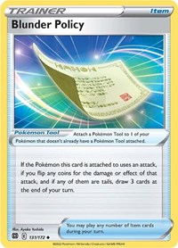 Blunder Policy 131/172 Brilliant Stars Reverse Holo Pokémon card