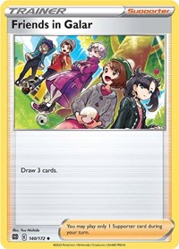 Friends in Galar 140/172 Brilliant Stars Reverse Holo Pokémon card