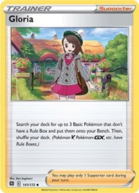 Gloria 141/172 Brilliant Stars Reverse Holo Pokémon card
