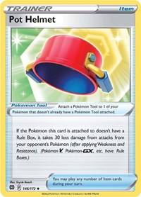 Pot Helmet 146/172 Brilliant Stars Reverse Holo Pokémon card