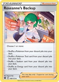 Roseanne's Backup 148/172 Brilliant Stars Reverse Holo Pokémon card