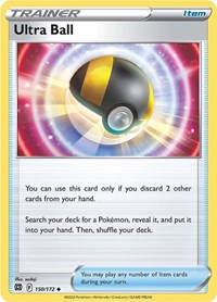 Ultra Ball 150/172 Brilliant Stars Reverse Holo Pokémon card