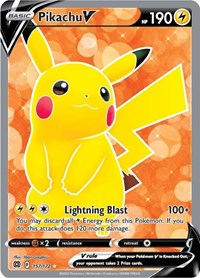 Pikachu V Full Art 157/172