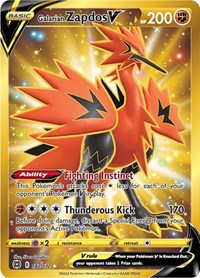 Galarian Zapdos V Secret 182/172