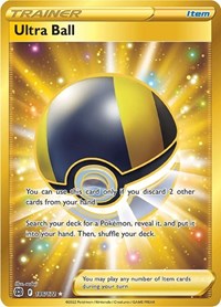 Ultra Ball Secret 186/172 Brilliant Stars Pokémon card