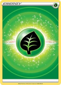 Grass Energy (2022 Unnumbered) Brilliant Stars Reverse Holo Pokémon card