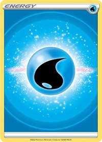 Water Energy (2022 Unnumbered) Brilliant Stars Reverse Holo Pokémon card