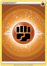 Fighting Energy (2022 Unnumbered) Brilliant Stars Reverse Holo Pokémon card
