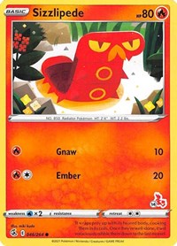Sizzlipede (#14 Cinderace Stamped) 046/264