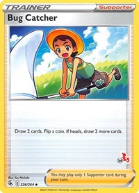 Bug Catcher - 226/264 (#34 Cinderace Stamped) 226/164 Battle Academy 2022 Pokémon card