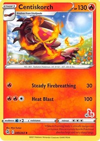 Centiskorch (#15 Cinderace Stamped) 049/264