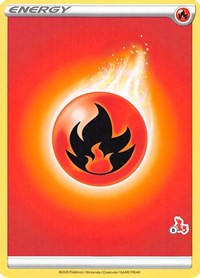 Fire Energy (#8 Cinderace Stamped) Battle Academy 2022 Pokémon card