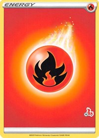 Fire Energy (#11 Cinderace Stamped) Battle Academy 2022 Pokémon card