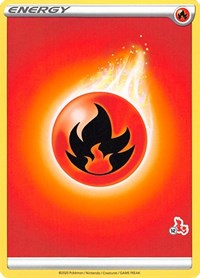 Fire Energy (#12 Cinderace Stamped) Battle Academy 2022 Pokémon card