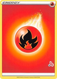 Fire Energy (#16 Cinderace Stamped) Battle Academy 2022 Pokémon card