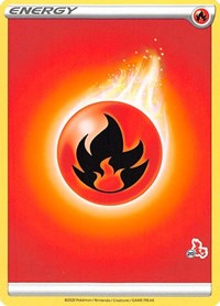 Fire Energy (#20 Cinderace Stamped) Battle Academy 2022 Pokémon card