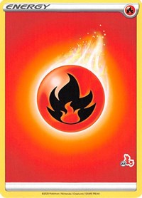Fire Energy (#22 Cinderace Stamped) Battle Academy 2022 Pokémon card