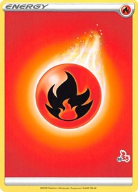 Fire Energy (#29 Cinderace Stamped) Battle Academy 2022 Pokémon card