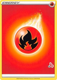 Fire Energy (#35 Cinderace Stamped) Battle Academy 2022 Pokémon card