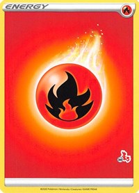 Fire Energy (#38 Cinderace Stamped) Battle Academy 2022 Pokémon card