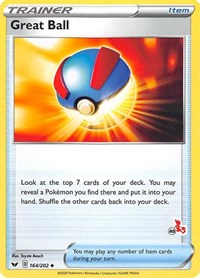 Great Ball (#48 Cinderace Stamped) 164/202 Battle Academy 2022 Pokémon card