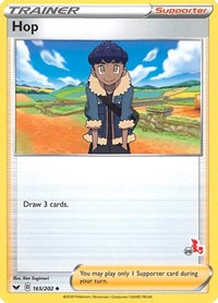 Hop (#28 Cinderace Stamped) 165/202 Battle Academy 2022 Pokémon card