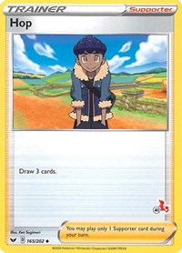 Hop (#41 Cinderace Stamped) 165/202 Battle Academy 2022 Pokémon card