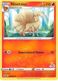 Ninetales (#7 Cinderace Stamped) 030/264