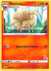 Ninetales (#23 Cinderace Stamped) 030/264