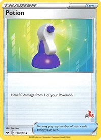 Potion (#42 Cinderace Stamped) 177/202 Battle Academy 2022 Pokémon card