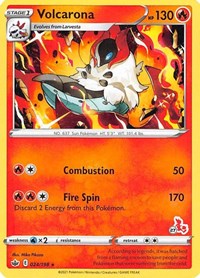 Volcarona (#27 Cinderace Stamped) 024/198