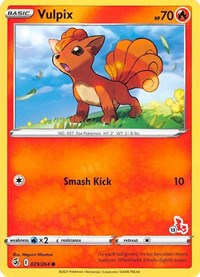 Vulpix (#13 Cinderace Stamped) 029/264
