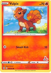 Vulpix (#18 Cinderace Stamped) 029/264