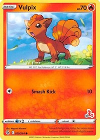 Vulpix (#31 Cinderace Stamped) 029/264