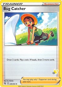 Bug Catcher (#46 Pikachu Stamped) 226/264 Battle Academy 2022 Pokémon card