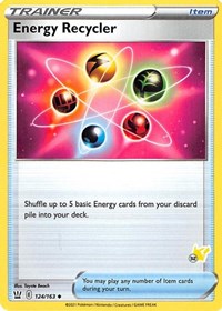 Energy Recycler (#32 Pikachu Stamped) 124/163 Battle Academy 2022 Pokémon card