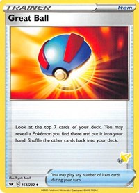 Great Ball (#29 Pikachu Stamped) 164/202 Battle Academy 2022 Pokémon card
