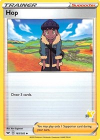 Hop (#33 Pikachu Stamped) 165/202 Battle Academy 2022 Pokémon card