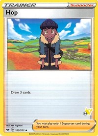 Hop (#54 Pikachu Stamped) 165/202 Battle Academy 2022 Pokémon card