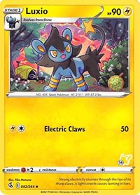 Luxio (#14 Pikachu Stamped) 092/264