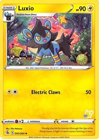 Luxio (#37 Pikachu Stamped) 092/264