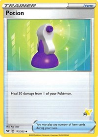 Potion (#40 Pikachu Stamped) 177/202 Battle Academy 2022 Pokémon card