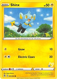 Shinx (#45 Pikachu Stamped) 091/264