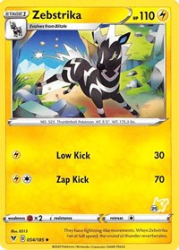 Zebstrika (#25 Pikachu Stamped) 054/185
